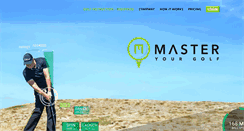 Desktop Screenshot of masteryourgolf.com